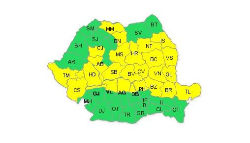 Cod GALBEN de FURTUNI în aproape toată ţara