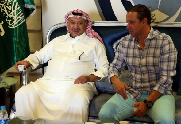 Laurențiu Reghecampf în prima zi la Al-Hilal