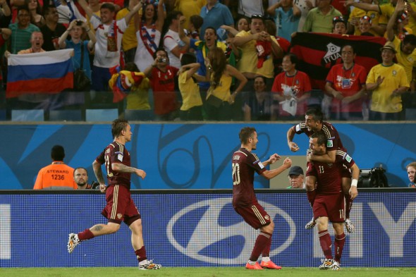 Alexandr Kerzhakov a salvat un punct pentru Rusia în meciul cu Coreea de Sud. Foto: EPA