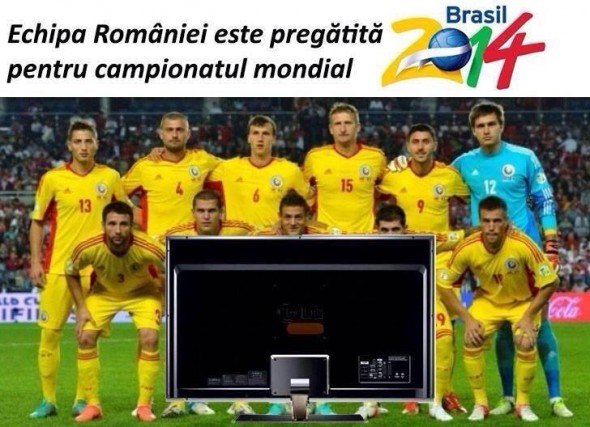 Tricolorii sunt simpli spectatori la Mondial, iar fanii îi ironizează