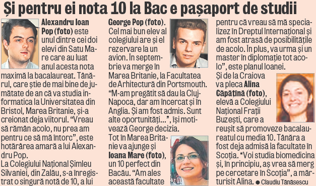 «Plec pentru că aici nu am nici o şansă»