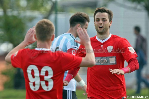 Golurile dinamoviştilor au fot reuşite de Lemac (51) şi de Gavrilă (56). FOTO: Facebook.com 