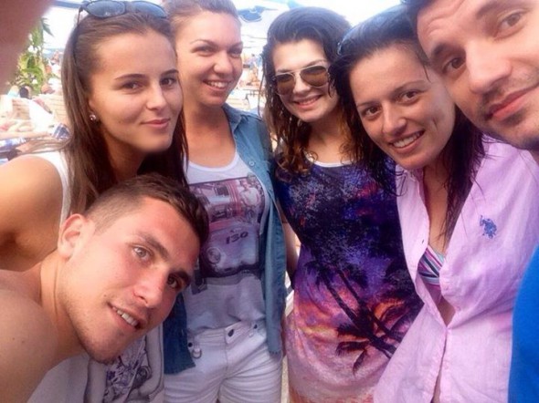 Simona Halep a fost vedetă la Mamaia. A învăţat ce înseamnă selfie!