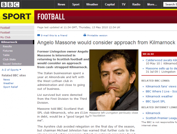 massone bbc