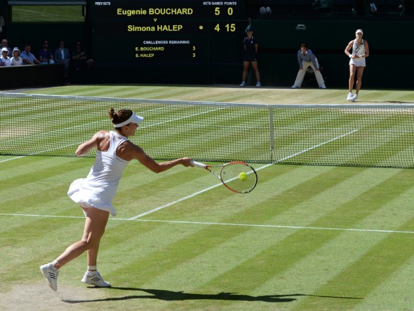 Simona Halep - Eugenie Bouchard (Foto: EPA)