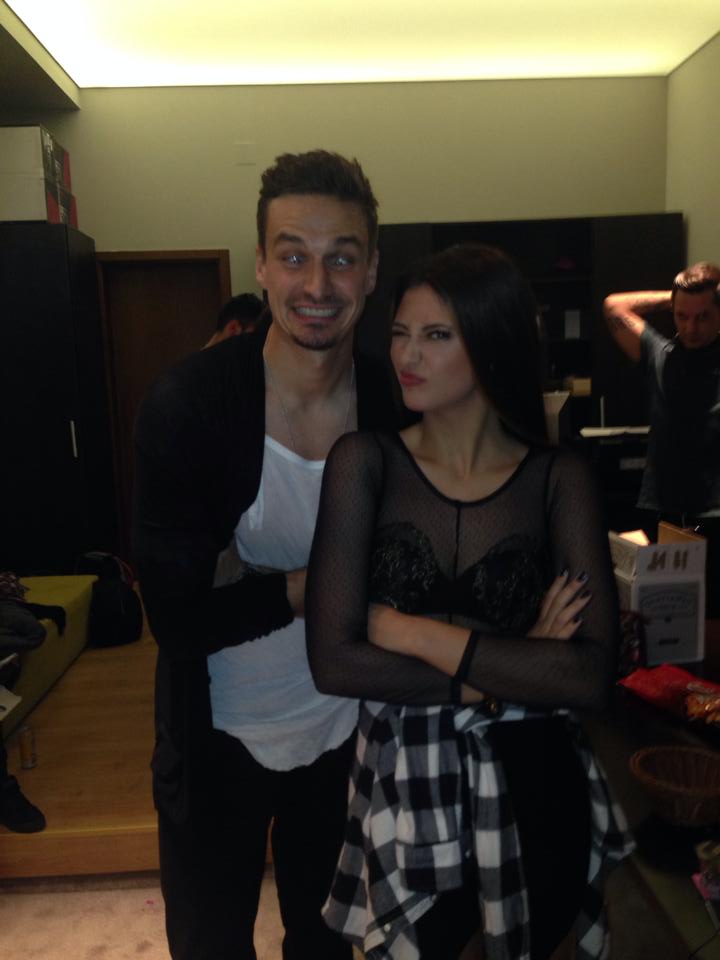 FOTO/ Gigi va LUA FOC. Szukala s-a combinat cu frumoasa Raluca Hogyes