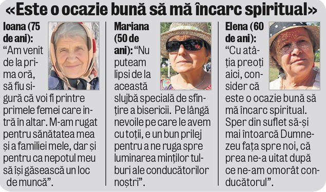 Trei zile de pelerinaj la Biserica Sf. Gheorghe Nou din Bucureşti! Mii de femei au intrat şi s-au rugat în altar