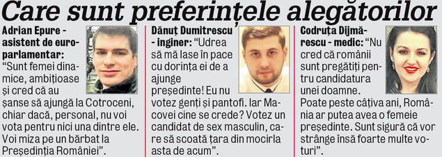 Este România pregătită? În premieră, în cursa pentru Președinție sunt înscrise două candidate cotate cu șanse