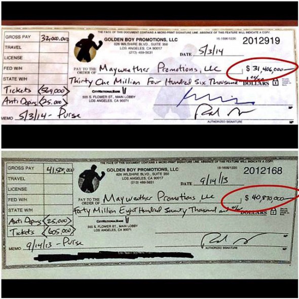 FOTO IREAL. Ce a postat Floyd Mayweather pe contul său de Facebook