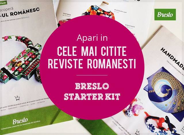 Breslo.ro caută creatori talentaţi de handmade! Ştii pe cineva?