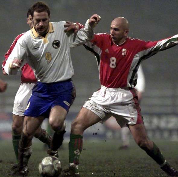 Vasile Miriuţă, în tricoul naţionalei Ungariei FOTO: EPA