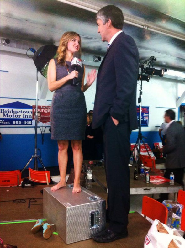 Paige MacPherson şi-a făcut datoria aşa cum a ştiut mai bine FOTO: cbc.ca