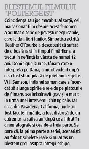 POVEȘTI ÎNFRICOȘĂTOARE! Poltergeist, răzbunarea spiritelor tulburate!