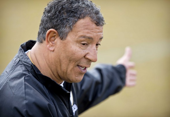 Dutch Coach Henk ten Cate trainning Sparta Rotterdam