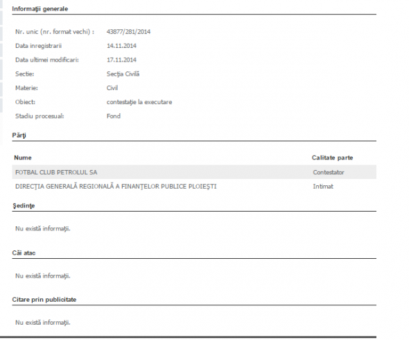 2.judecatoria ploiesti - aceiasi actori alt dosar