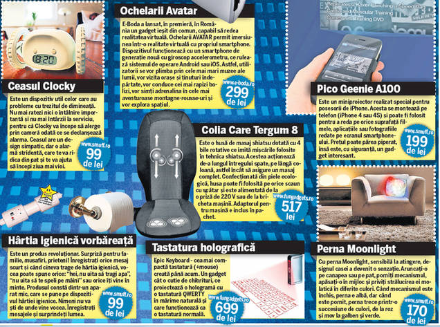 Gadgeturi numai bune de cadou