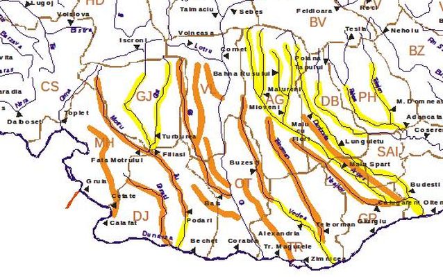 COD PORTOCALIU de INUNDAŢII în 10 județe