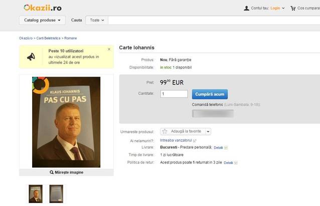 IOHANNIS, asemeni starurilor rock, datorită cărții ”Pas cu pas”. Ce a făcut un bucureștean