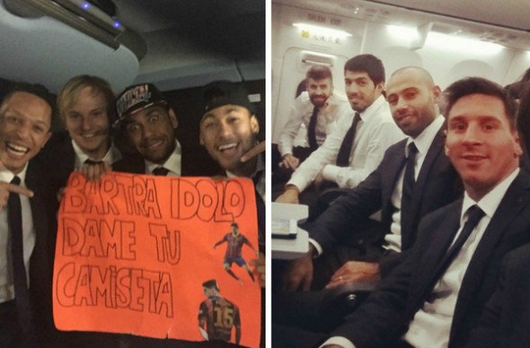 Marc Bartra are fani doi dintre cei mai mari jucători din lume / FOTO