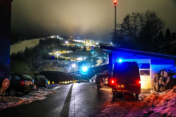 Accident on ice rink