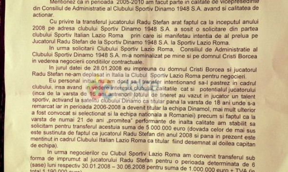 Un fost acționar de la Dinamo a fost audiat la DNA. Ce a declarat acesta