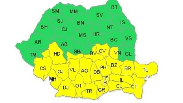 ANM: Este posibil să fie emis COD PORTOCALIU! Care vor fi judeţele cele mai afectate de viscol