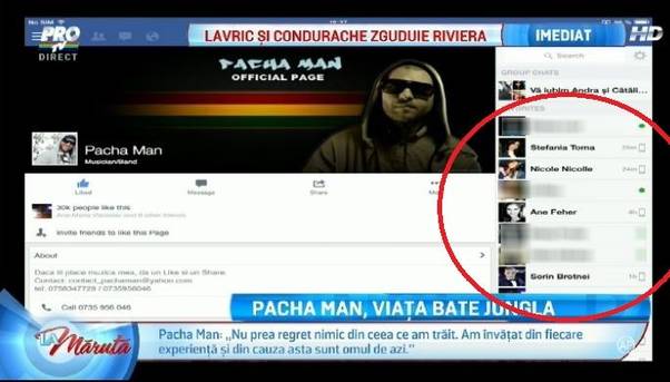 Detaliul DEZVĂLUIT de MĂRUȚĂ fără SĂ VREA în EMISIUNE! Iată cu cine se "ÎNTREȚINE" prezentatorul pe Facebook! Andra o fi GELOASĂ?