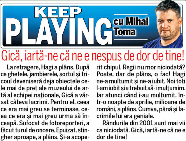 INTERVIU EXCLUSIV | Hagi nu s-a născut de ziua lui!