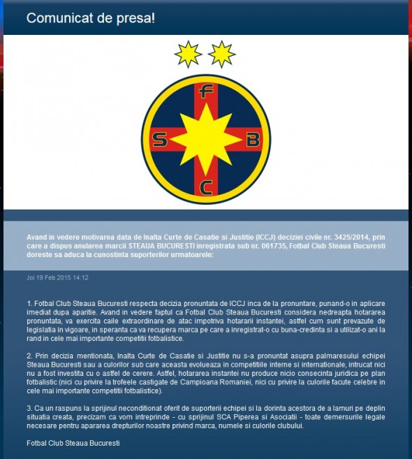 comunicat