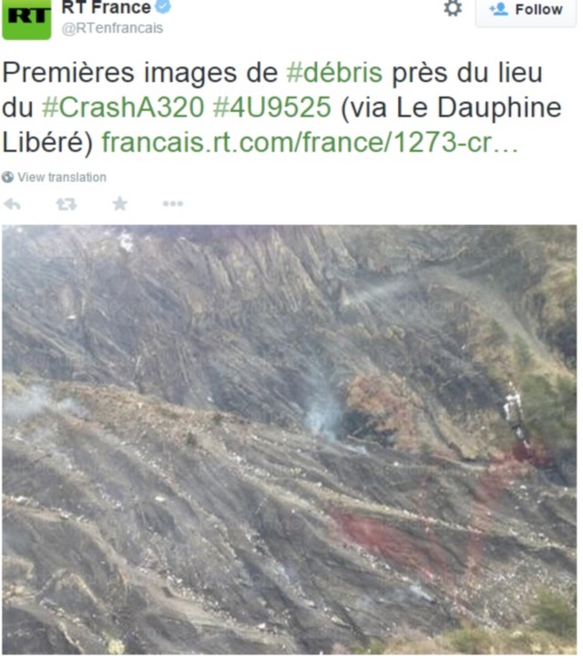 UPDATE/ Avion cu 144 de pasageri la bord, prăbușit în sudul Franței! O cutie neagră a fost recuperată!