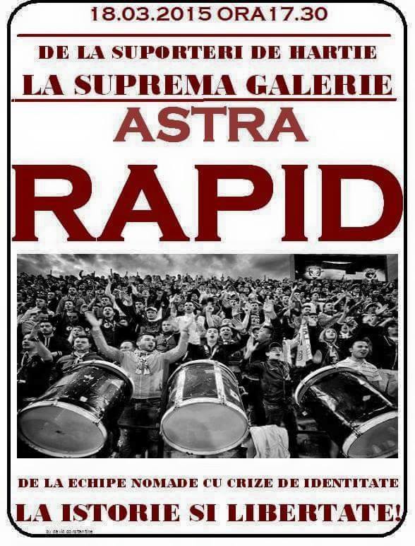 Rapid - Astra afiș