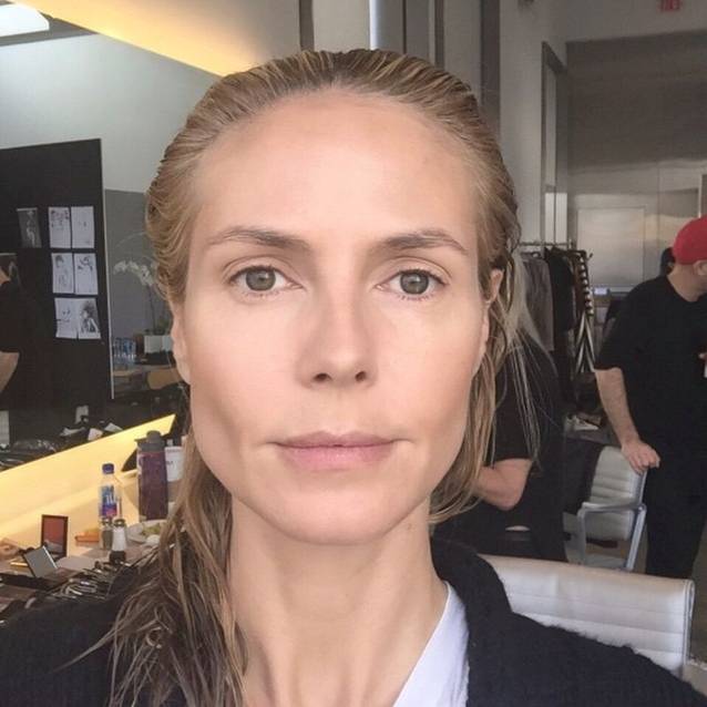 Heidi Klum, fotografiată ÎNAINTE și DUPĂ machiaj! Transformarea este uluitoare | FOTO