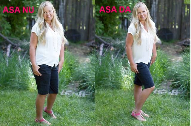 CEL MAI TARE TRUC! Stai așa la poză și o să pari mult mai slabă