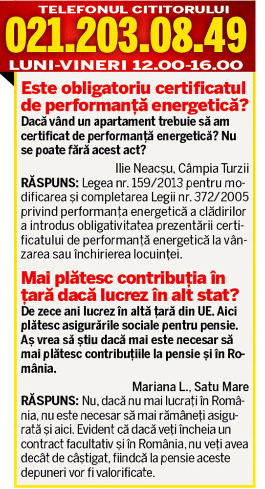 LIBERTATEA TE AJUTĂ: Ai funcţie, dai mai puţin la întreţinere?