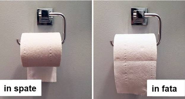 Modul corect în care să ții HÂRTIA IGIENICĂ în baie