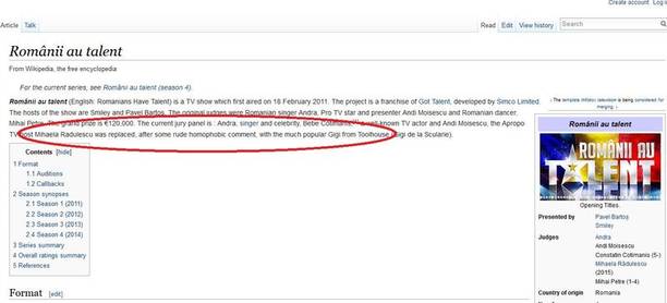 Mihaela Rădulescu, AFARĂ de la "Românii au talent". Cu cine susține Wikipedia că a fost înlocuită!