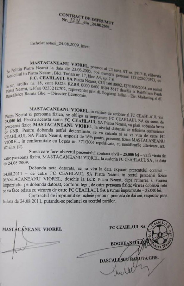 Un alt contract