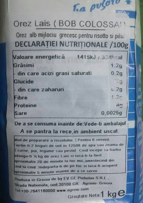 CE RUȘINE!!! Mesajul de pe spatele unei pungi cu orez te va scoate din sărite