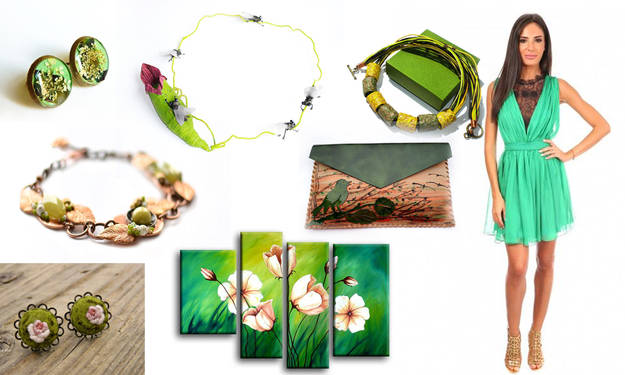 50 Shades of green – haine si bijuterii in culori naturale