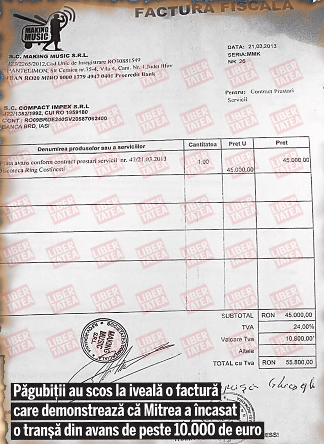 Soțul Andreei Bănică, executat silit după ce a încasat 10.000 de euro și a dispărut