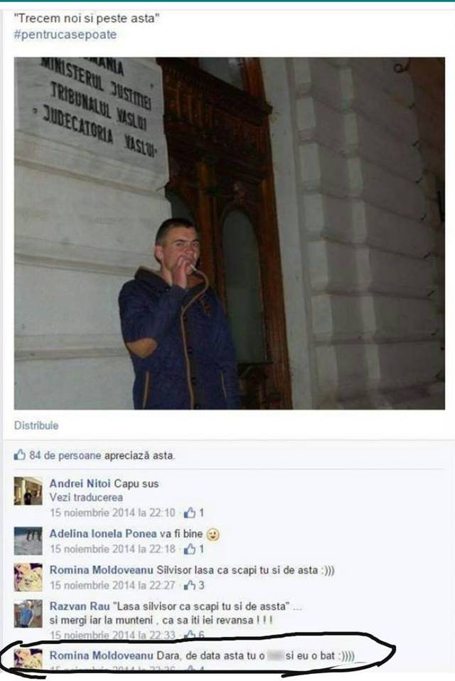 Lora, uluită de mesajele de susţinere pentru violatorii din Vaslui: "Persoanele care susţin astfel de monştri nu păţesc nimic?"