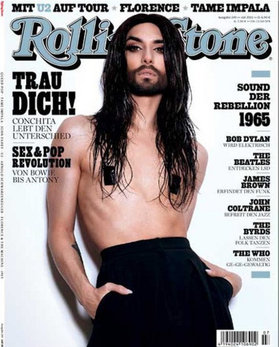 SCANDALOS! Conchita Wurst A POZAT topless