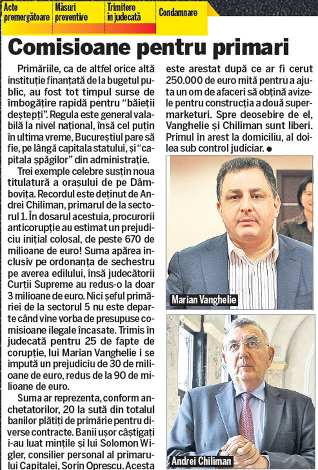 Dosarele «fierbinți» ale Justiției din România