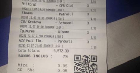 bilete pariuri Liga I egaluri