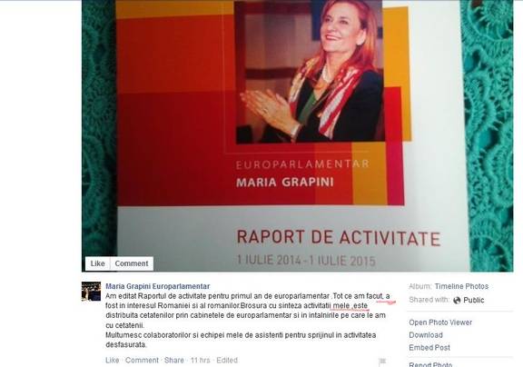 A comis-o din nou! Maria Grapini, două greșeli IMENSE în patru rânduri scrise. Un internaut a criticat-o! Vezi ce i-a răspuns fostul ministru! 