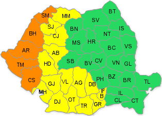 CODUL PORTOCALIU de caniculă a fost prelungit. Ne aşteaptă încă două zile de foc