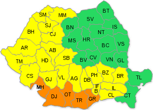 ANM a emis COD PORTOCALIU de caniculă în 5 judeţe. Când se mai răcoreşte