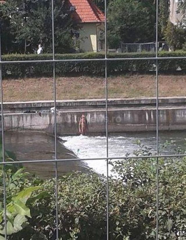 Nu a avut pic de ruşine! Cum a fost fotografiat un bărbat, lângă gardurile de la Untold Festival