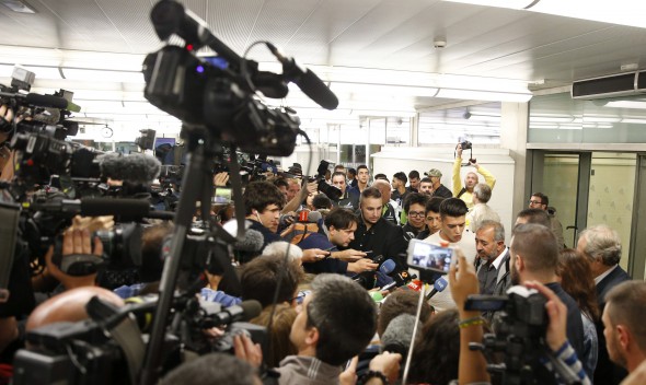 Syrian refugees arrive in Madrid