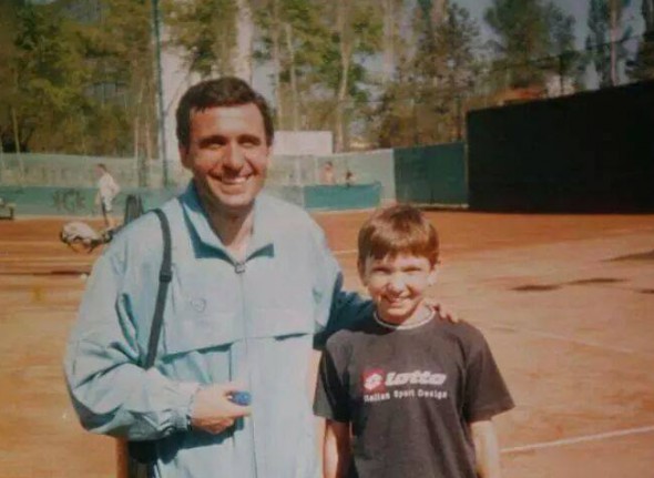 Hagi a fost alături de Simona Halep de la primii paşi în tenis ai sportivei FOTO: Facebook.com